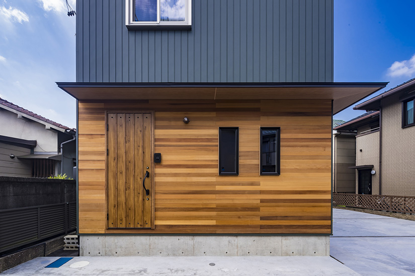 回遊できる2階リビングの家