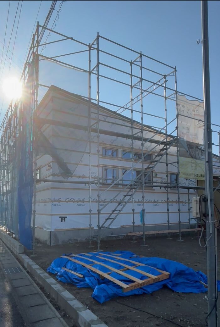 岡崎市中村町の平屋、工事が進んでいます✨